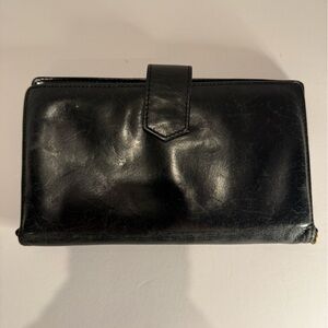 Hobo international Black Leather Wallet
